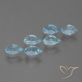 Shop natural 3.22ct Bleu ciel Topaze gems, En forme de poire, from Brésil at GemSelect. In stock, global shipping!