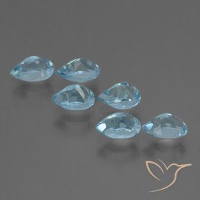 Shop natural 3.72ct Bleu ciel Topaze gems, En forme de poire, from Brésil at GemSelect. In stock, global shipping!