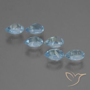 Shop natural 3.26ct Bleu ciel Topaze gems, En forme de poire, from Brésil at GemSelect. In stock, global shipping!