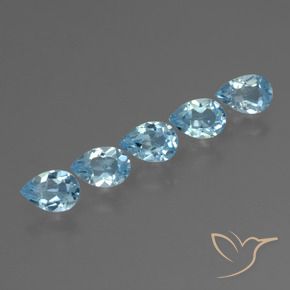Shop natural 2.63ct Bleu ciel Topaze gems, En forme de poire, from Brésil at GemSelect. In stock, global shipping!