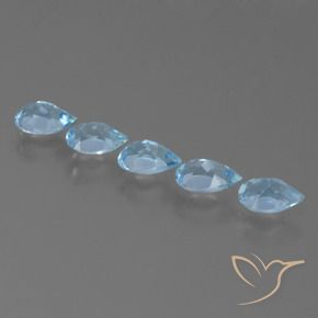Shop natural 2.57ct Bleu Suisse Topaze gems, En forme de poire, from Brésil at GemSelect. In stock, global shipping!