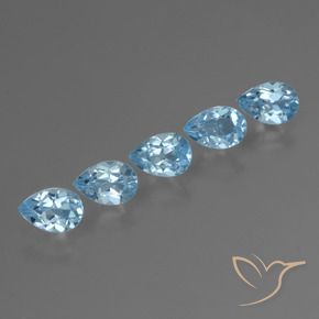 Shop natural 2.65ct Bleu ciel Topaze gems, En forme de poire, from Brésil at GemSelect. In stock, global shipping!