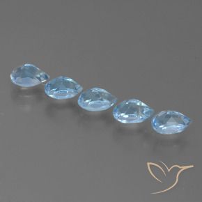 Shop natural 3.07ct Bleu Suisse Topaze gems, En forme de poire, from Brésil at GemSelect. In stock, global shipping!