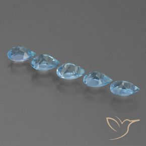 Shop natural 2.80ct Bleu Suisse Topaze gems, En forme de poire, from Brésil at GemSelect. In stock, global shipping!