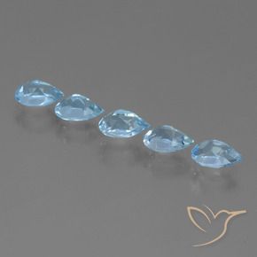 Shop natural 2.61ct Bleu Suisse Topaze gems, En forme de poire, from Brésil at GemSelect. In stock, global shipping!