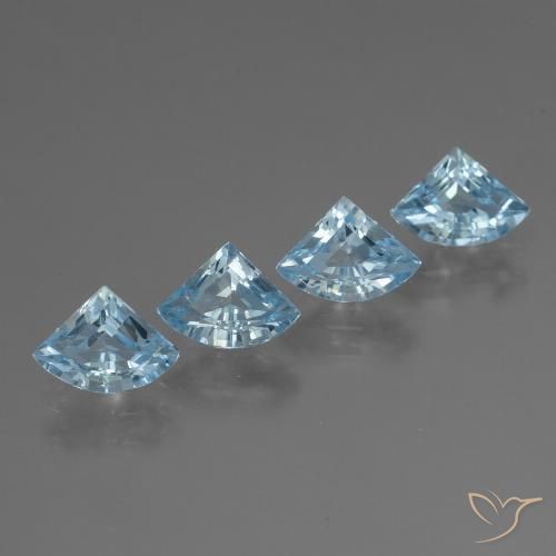 2.63ctw Naturel Bleu ciel Topaze, Fantaisie, VVS-VS