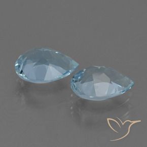 Shop natural 1.71ct Bleu ciel Topaze gems, En forme de poire, from Brésil at GemSelect. In stock, global shipping!