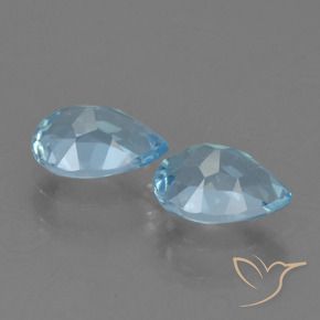 Shop natural 1.69ct Bleu ciel Topaze gems, En forme de poire, from Brésil at GemSelect. In stock, global shipping!