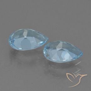 Shop natural 1.64ct Bleu ciel Topaze gems, En forme de poire, from Brésil at GemSelect. In stock, global shipping!