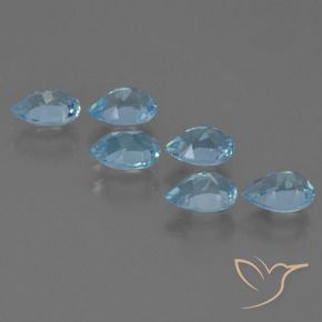 Shop natural 3.32ct Bleu ciel Topaze gems, En forme de poire, from Brésil at GemSelect. In stock, global shipping!