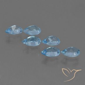 Shop natural 3.33ct Bleu Suisse Topaze gems, En forme de poire, from Brésil at GemSelect. In stock, global shipping!
