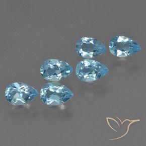 Shop natural 3.09ct Bleu ciel Topaze gems, En forme de poire, from Brésil at GemSelect. In stock, global shipping!