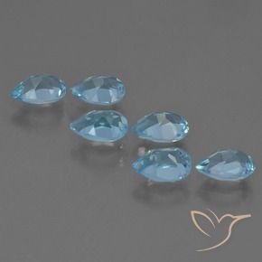Shop natural 3.09ct Bleu ciel Topaze gems, En forme de poire, from Brésil at GemSelect. In stock, global shipping!
