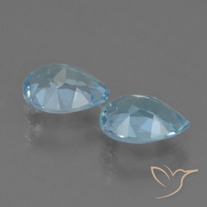 Shop natural 1.71ct Bleu ciel Topaze gems, En forme de poire, from Brésil at GemSelect. In stock, global shipping!
