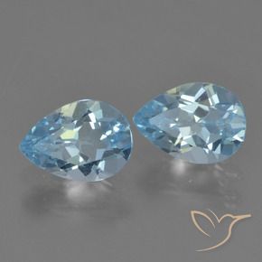 Shop natural 1.60ct Bleu Suisse Topaze gems, En forme de poire, from Brésil at GemSelect. In stock, global shipping!