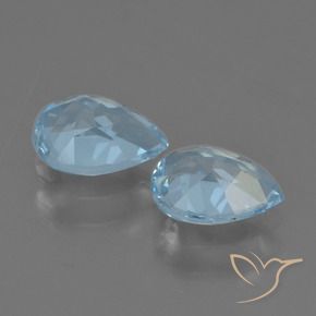 Shop natural 1.61ct Bleu Suisse Topaze gems, En forme de poire, from Brésil at GemSelect. In stock, global shipping!