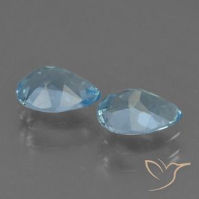 Shop natural 1.70ct Bleu ciel Topaze gems, En forme de poire, from Brésil at GemSelect. In stock, global shipping!