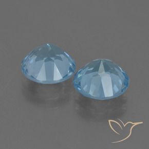 Achetez naturel 4,73ct bleu suisse topaze gems, coupe roude, en provenance brésil chez gemselect. en stock, livraison internationale!