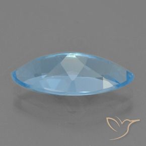Topaze Bleu ciel naturelle Marquise, 3.60 ct, VS