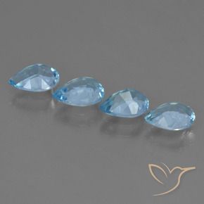 Shop natural 3.09ct Bleu ciel Topaze gems, En forme de poire, from Brésil at GemSelect. In stock, global shipping!