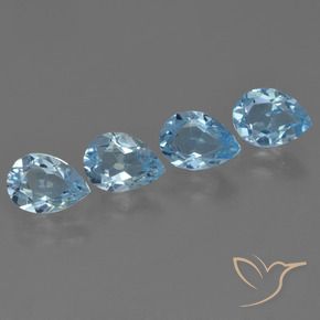 Shop natural 3.15ct Bleu Suisse Topaze gems, En forme de poire, from Brésil at GemSelect. In stock, global shipping!