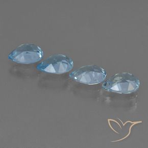 Shop natural 3.15ct Bleu Suisse Topaze gems, En forme de poire, from Brésil at GemSelect. In stock, global shipping!