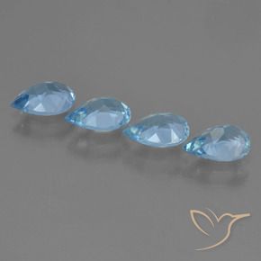 Shop natural 3.06ct Bleu ciel Topaze gems, En forme de poire, from Brésil at GemSelect. In stock, global shipping!