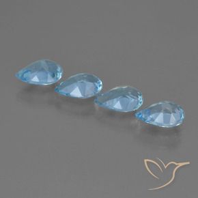 Shop natural 2.64ct Bleu Suisse Topaze gems, En forme de poire, from Brésil at GemSelect. In stock, global shipping!