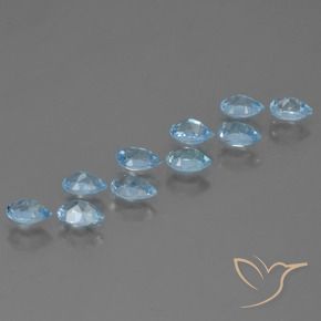 Shop natural 5.16ct Bleu ciel Topaze gems, En forme de poire, from Brésil at GemSelect. In stock, global shipping!