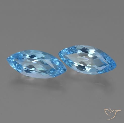 Shop natural 6.87ct Bleu Suisse Topaze gems, Marquise, from Brésil at GemSelect. In stock, global shipping!