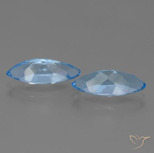 Shop natural 6.87ct Bleu Suisse Topaze gems, Marquise, from Brésil at GemSelect. In stock, global shipping!