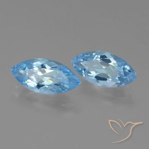Shop natural 7.18ct Bleu Suisse Topaze gems, Marquise, from Brésil at GemSelect. In stock, global shipping!
