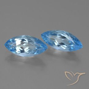 Shop natural 7.67ct Bleu Suisse Topaze gems, Marquise, from Brésil at GemSelect. In stock, global shipping!