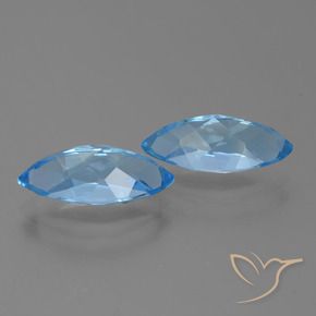 Shop natural 7.92ct Bleu Suisse Topaze gems, Marquise, from Brésil at GemSelect. In stock, global shipping!