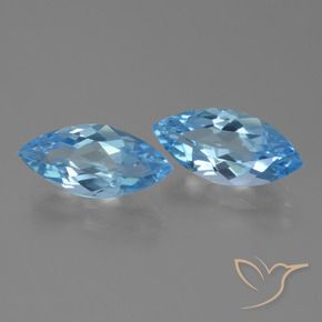 Shop natural 6.94ct Bleu ciel Topaze gems, Marquise, from Brésil at GemSelect. In stock, global shipping!