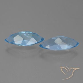 Shop natural 6.94ct Bleu ciel Topaze gems, Marquise, from Brésil at GemSelect. In stock, global shipping!