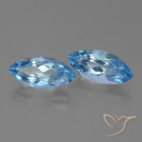 Shop natural 7.29ct Bleu Suisse Topaze gems, Marquise, from Brésil at GemSelect. In stock, global shipping!