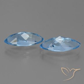 Shop natural 7.29ct Bleu Suisse Topaze gems, Marquise, from Brésil at GemSelect. In stock, global shipping!