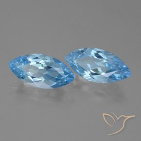 Shop natural 7.44ct Bleu Suisse Topaze gems, Marquise, from Brésil at GemSelect. In stock, global shipping!