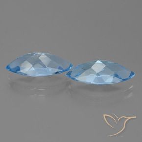 Shop natural 7.44ct Bleu Suisse Topaze gems, Marquise, from Brésil at GemSelect. In stock, global shipping!