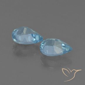 Shop natural 1.44ct Bleu ciel Topaze gems, En forme de poire, from Brésil at GemSelect. In stock, global shipping!