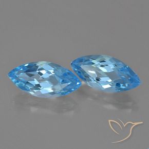Shop natural 7.95ct Bleu Suisse Topaze gems, Marquise, from Brésil at GemSelect. In stock, global shipping!