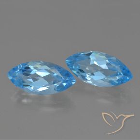 Shop natural 7.76ct Bleu Suisse Topaze gems, Marquise, from Brésil at GemSelect. In stock, global shipping!