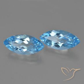 Shop natural 7.06ct Bleu Suisse Topaze gems, Marquise, from Brésil at GemSelect. In stock, global shipping!