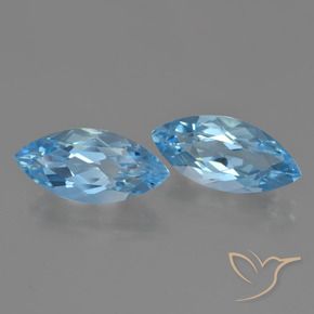 Shop natural 7.39ct Bleu Suisse Topaze gems, Marquise, from Brésil at GemSelect. In stock, global shipping!