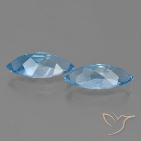 Shop natural 7.39ct Bleu Suisse Topaze gems, Marquise, from Brésil at GemSelect. In stock, global shipping!