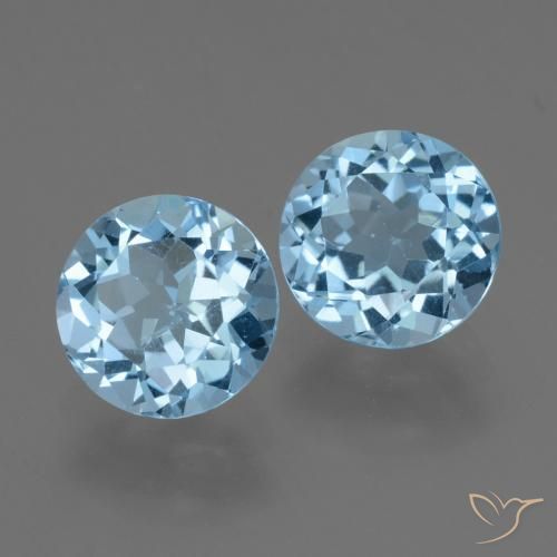 Shop natural 4.57ct Bleu ciel Topaze gems, Tour, from Brésil at GemSelect. In stock, global shipping!