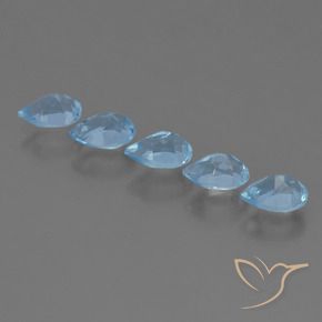 Shop natural 2.82ct Bleu ciel Topaze gems, En forme de poire, from Brésil at GemSelect. In stock, global shipping!