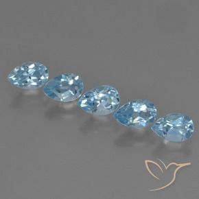 Shop natural 2.90ct Bleu ciel Topaze gems, En forme de poire, from Brésil at GemSelect. In stock, global shipping!
