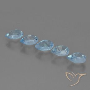 Shop natural 3.16ct Bleu ciel Topaze gems, En forme de poire, from Brésil at GemSelect. In stock, global shipping!